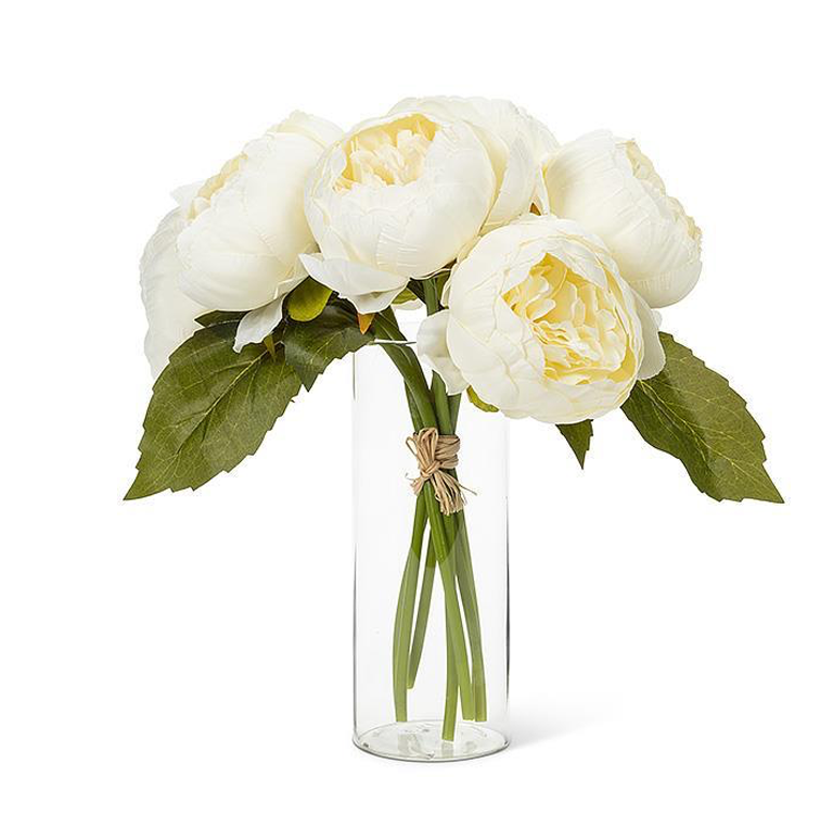 Abbott Peony Bouquet - White