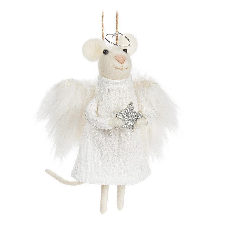 Abbott Ornament - Angel Mouse