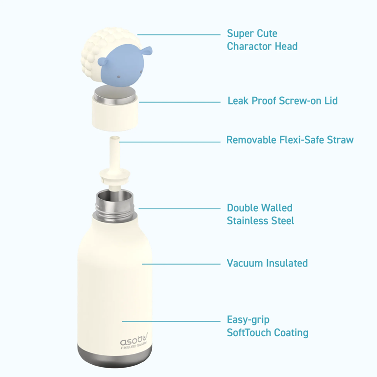 Asobu Bestie Water Bottle - Sheep