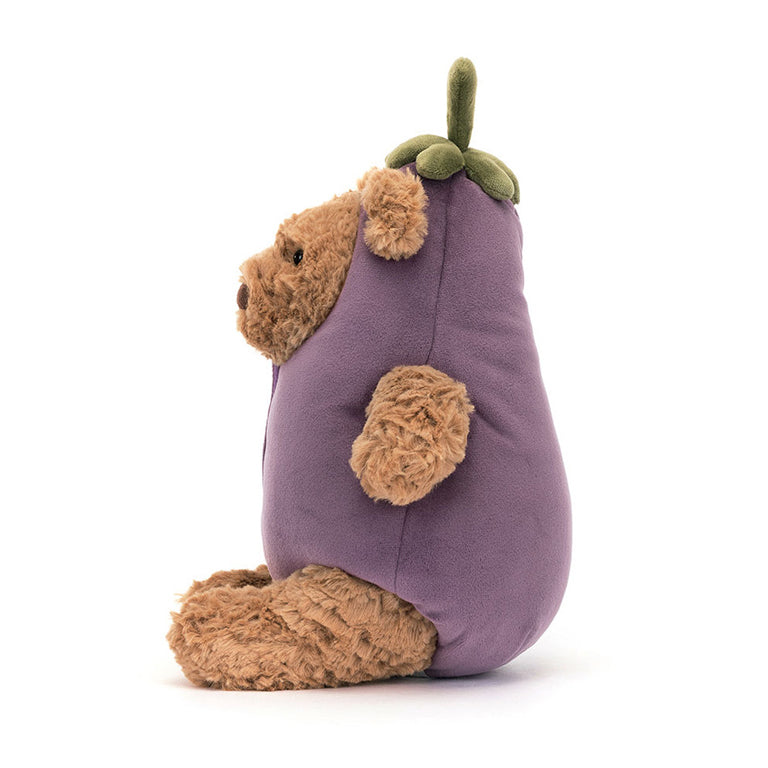 Jellycat Bartholomew Bear - Eggplant