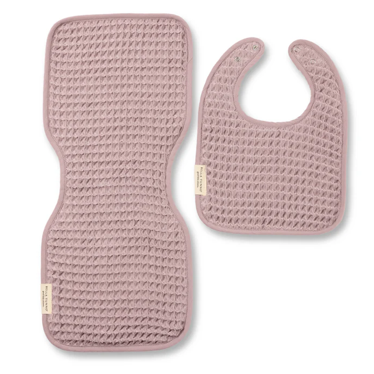 Bella Tunno Baby Bib & Burp Set - Orchid