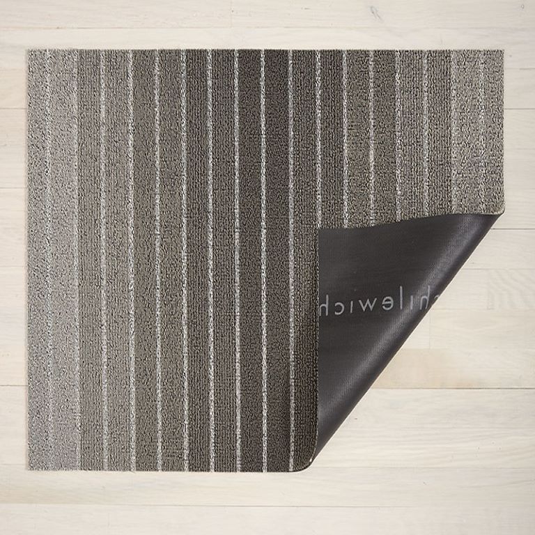 Chilewich Floor Mat - Block Stripe Shag