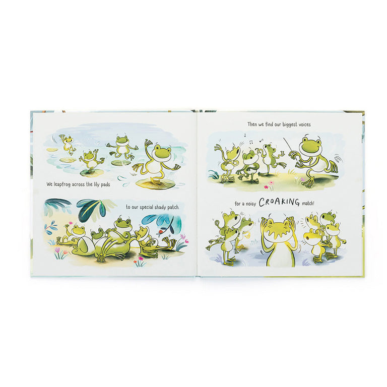 Jellycat Book - A Fantastic Day for Finnegan Frog