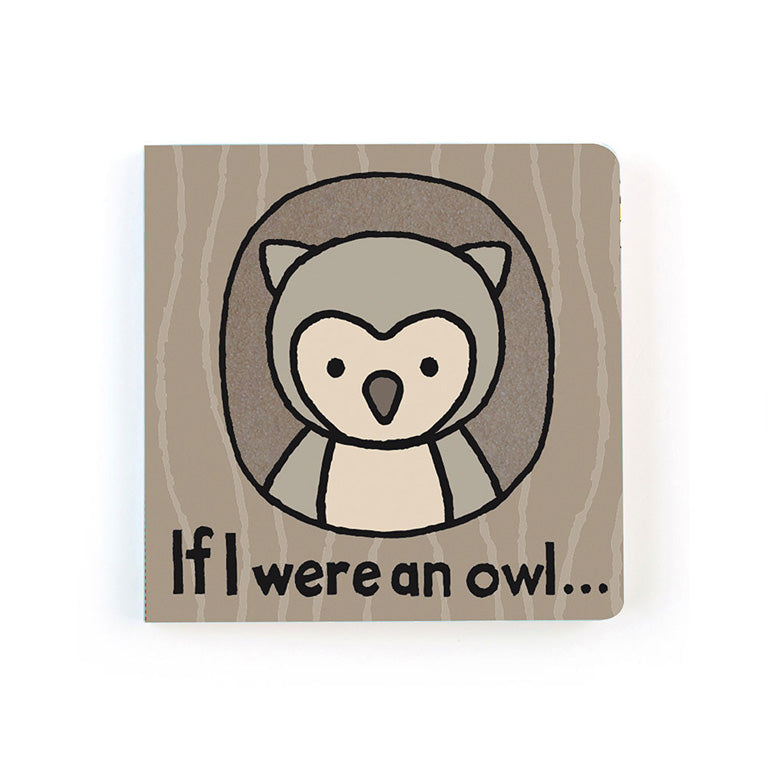Jellycat Book - If I Were an Owl Beige