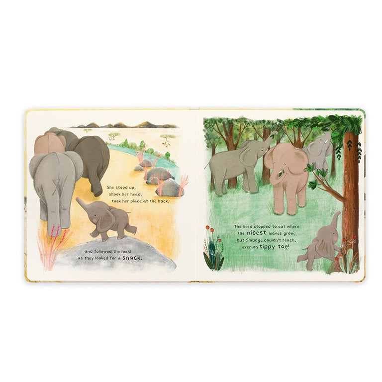 Jellycat Book -Smudge The Littlest Elephant