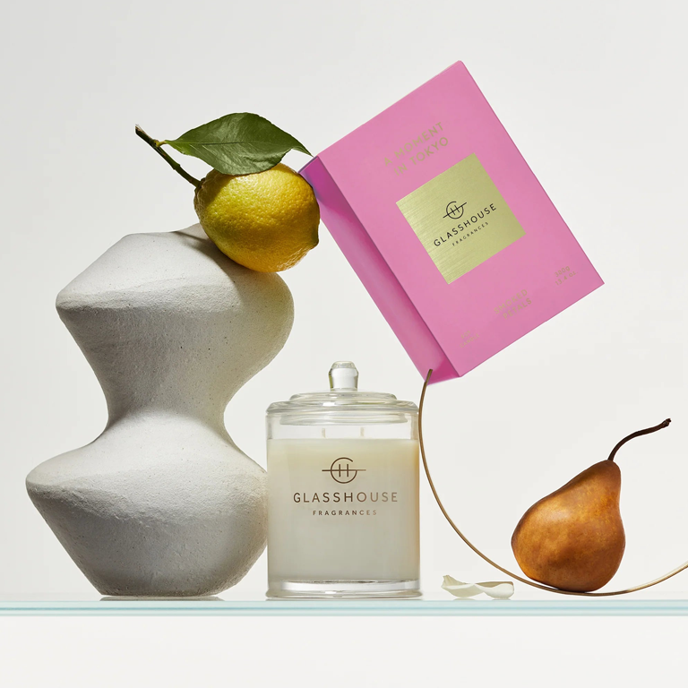 Glasshouse Fragrances Candle 380g - A Moment in Tokyo