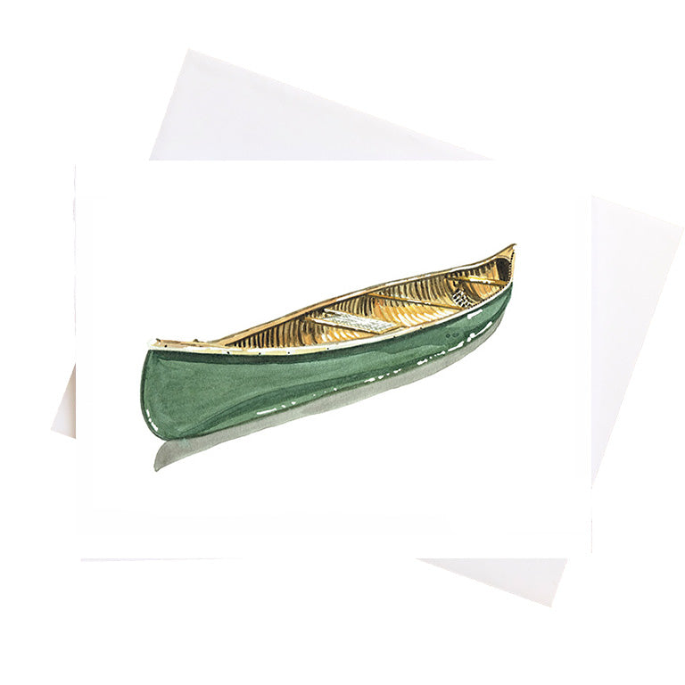 Niki Kingsmill Greeting Card - Canoe