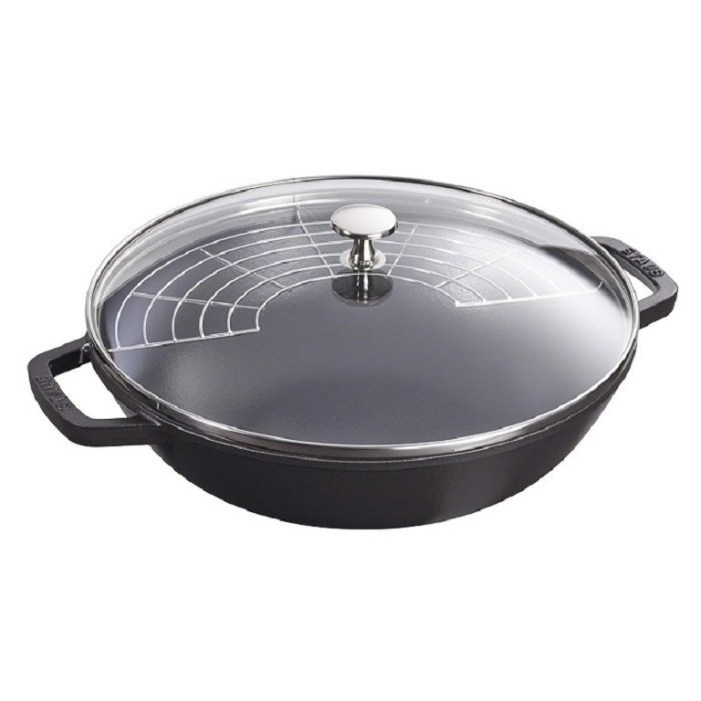 STAUB Cast Iron Wok 30cm