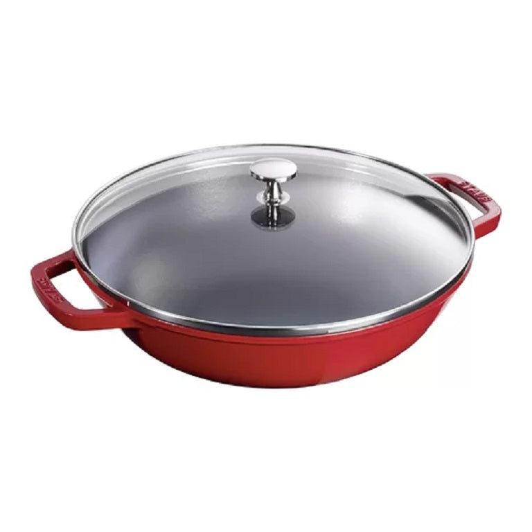 STAUB Cast Iron Wok 30cm