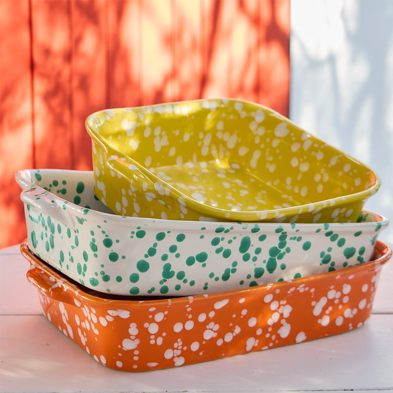 Costa Nova Rafaela Rectangular Baker - Sage
