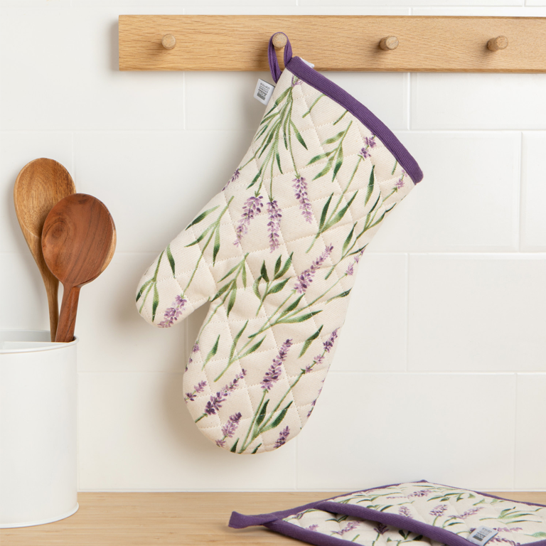 Now Designs Lavender Spruce - Oven Mitts Pair