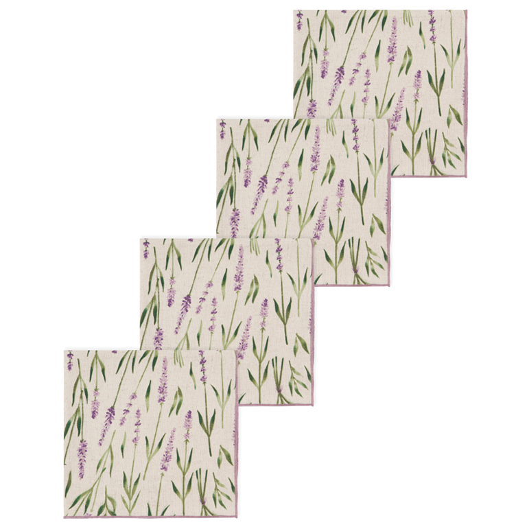 Now Designs Lavender - Napkins Set of 4
