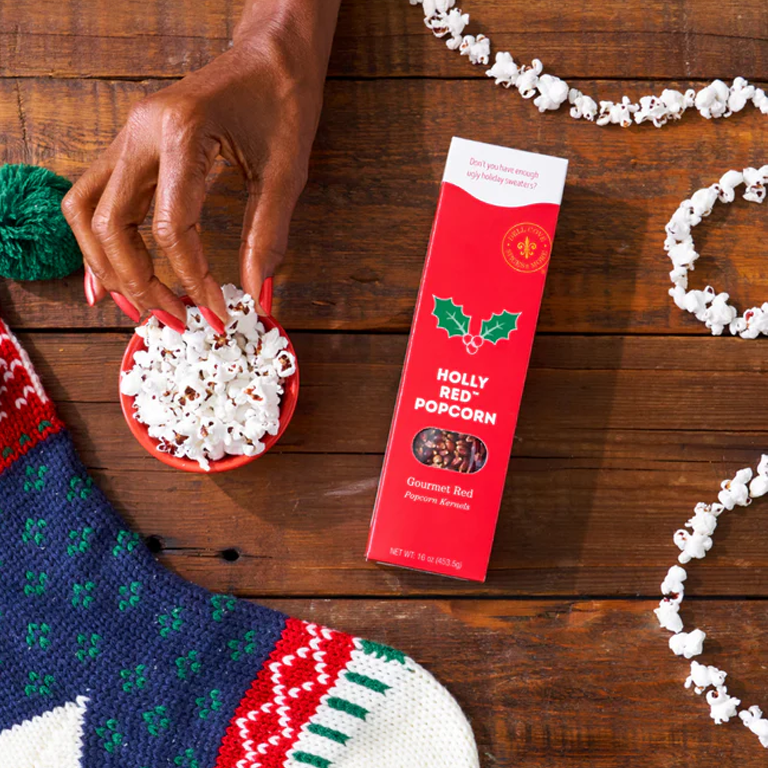 Dell Cove Spices & More Popcorn - Holly Red