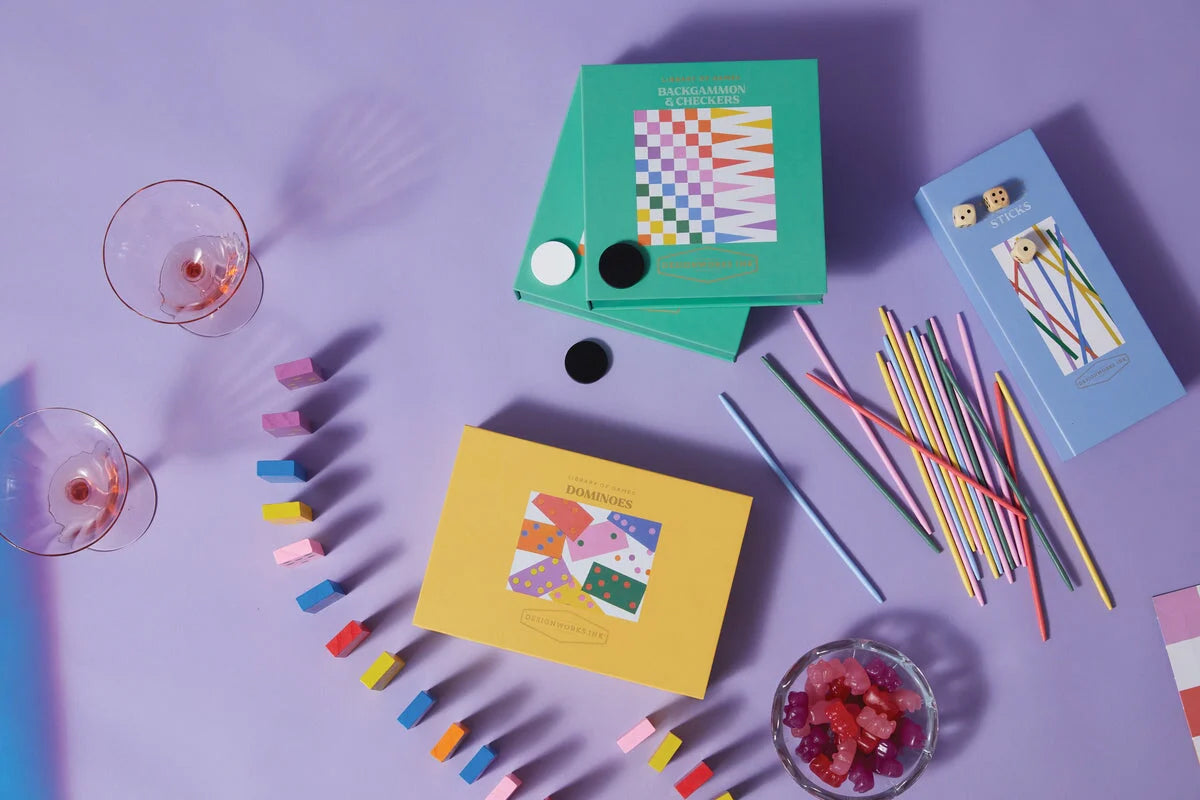 DesignWorks Ink Game - Checkers & Backgammon