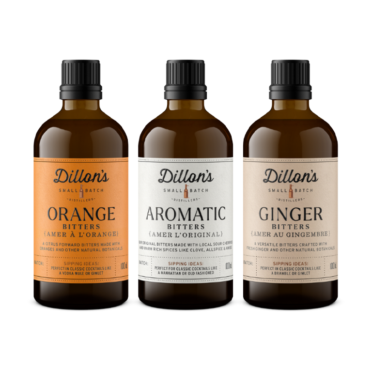 Dillon's Small Batch Distiller Bitters - Classic Trio