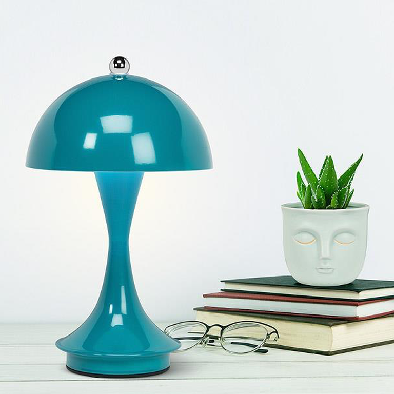 Abbott LED Lamp Dome Shade - Turquoise