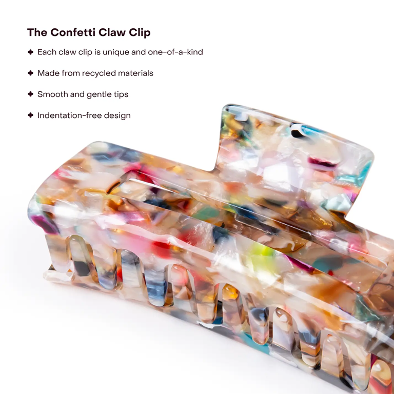 Everist The Confetti Claw Clip - Large