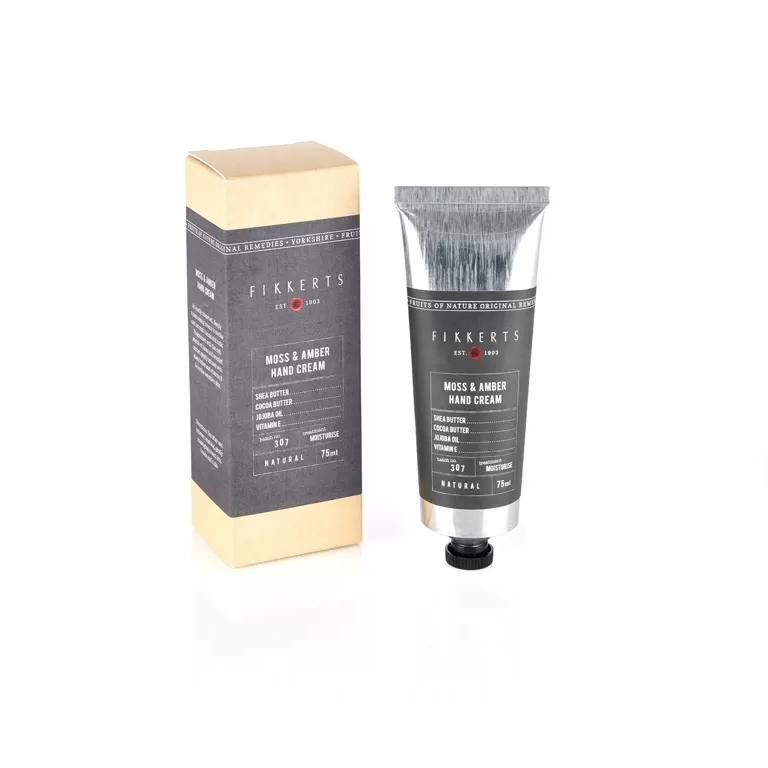 Fikkerts Fruits of Nature Gentleman's Hand Cream - Moss and Amber
