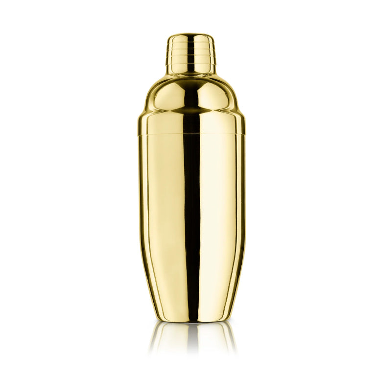 Final Touch Cocktail Shaker - Double Wall Brass