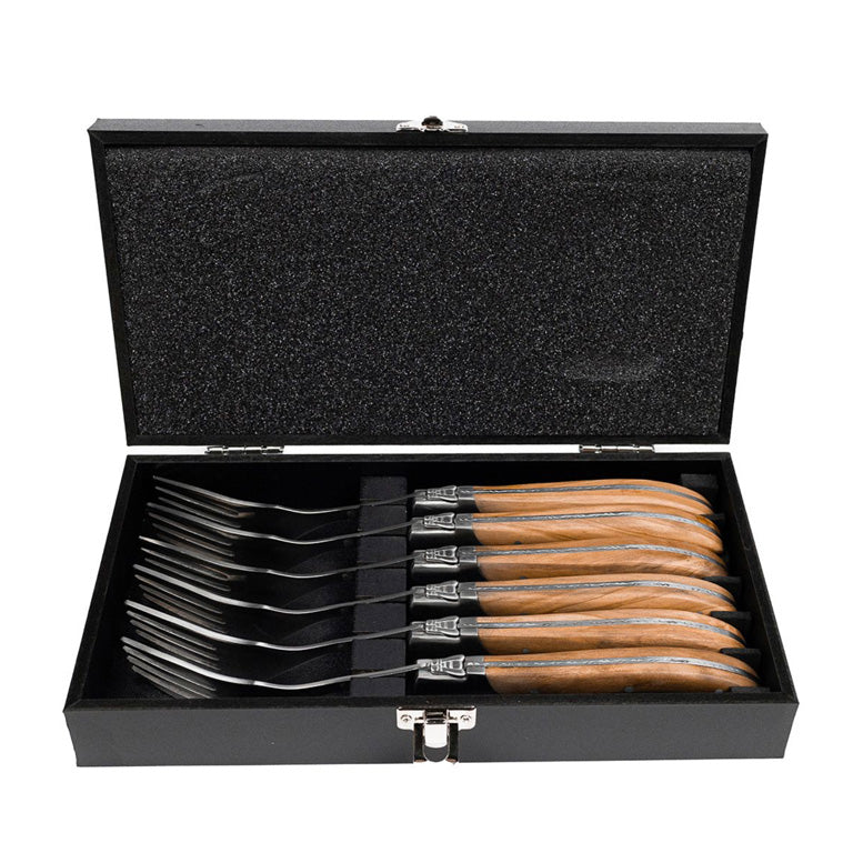 Laguiole Du Monde Rosewood Forks - Set of 6