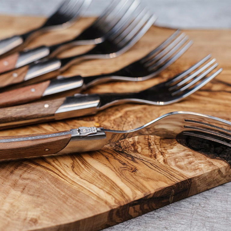 Laguiole Du Monde Rosewood Forks - Set of 6