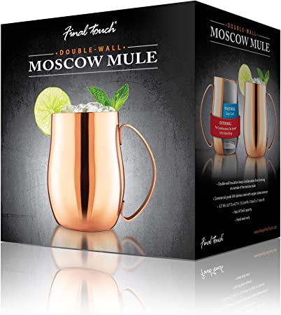 Final Touch Double Walled Moscow Mule Mug