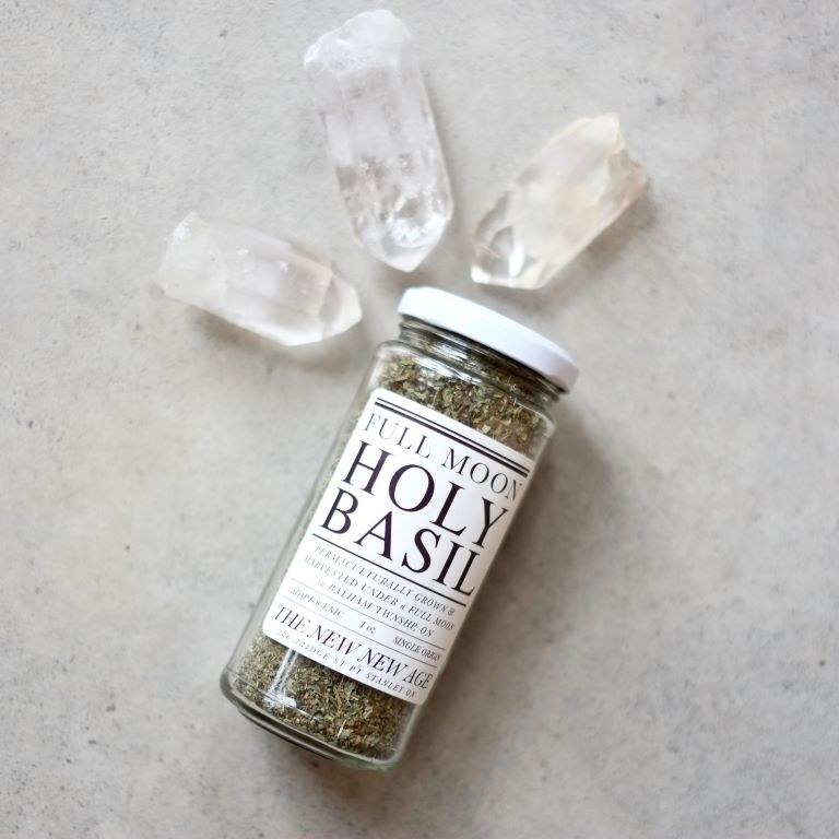 The New New Age Full Moon Holy Basil Herbal Tea
