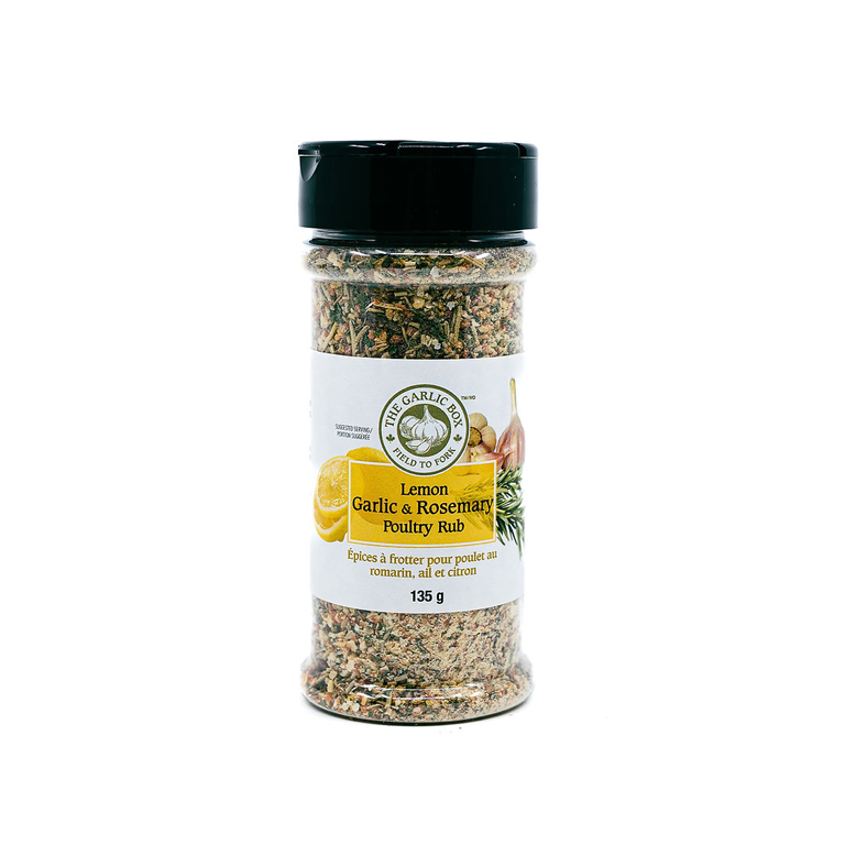 The Garlic Box Lemon Garlic & Rosemary Poultry Rub