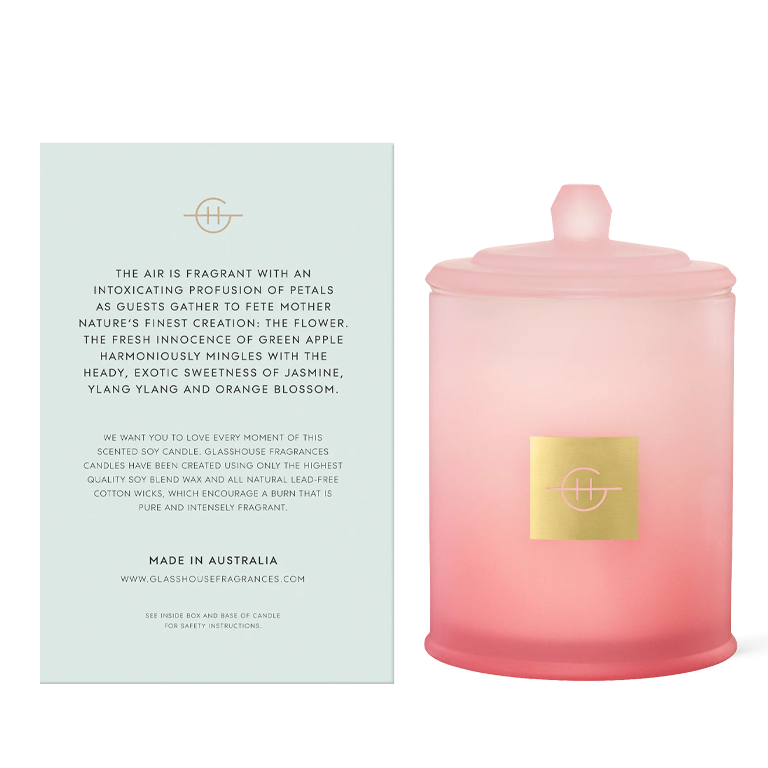 Glasshouse Frangrances Candle 380g - Flower Show