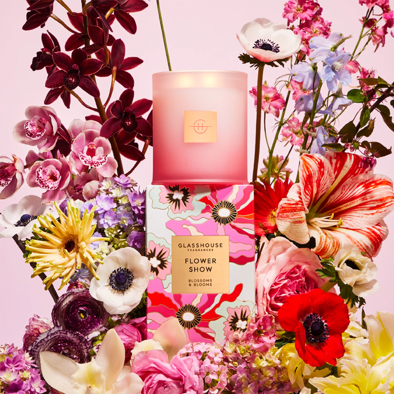 Glasshouse Frangrances Candle 380g - Flower Show