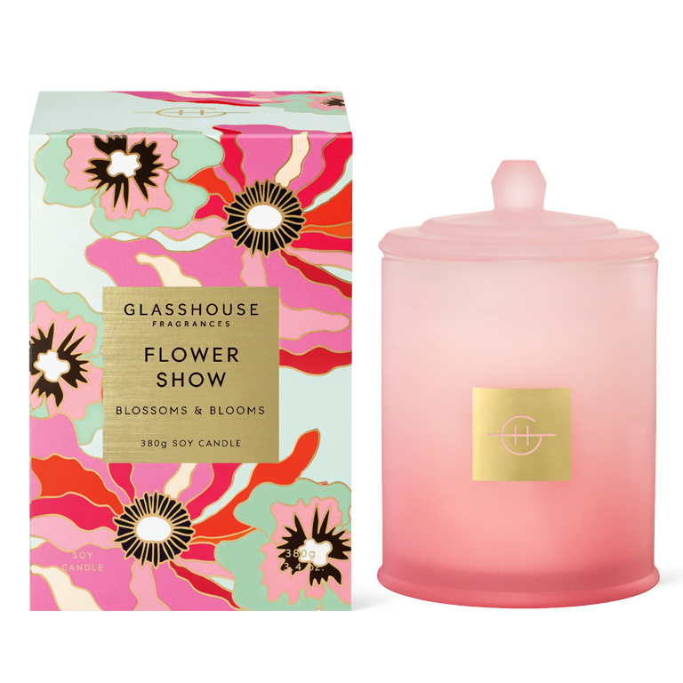 Glasshouse Frangrances Candle 380g - Flower Show