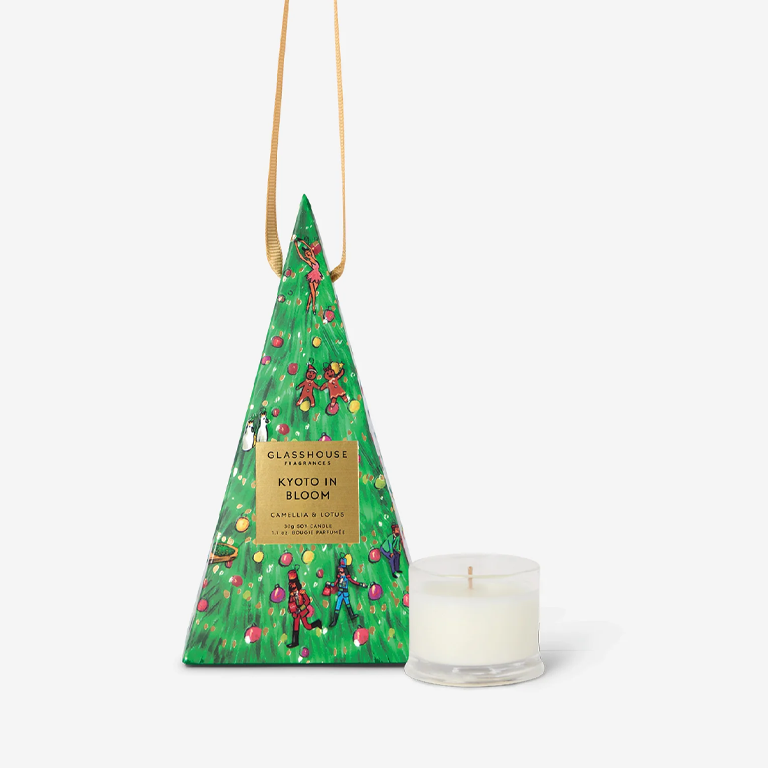 Glasshouse Fragrances Christmas Bauble - Kyoto in Bloom