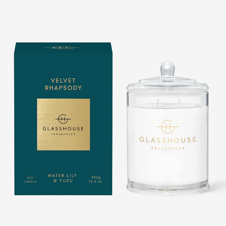 Glasshouse Fragrances Candle 380g - Velvet Rhapsody