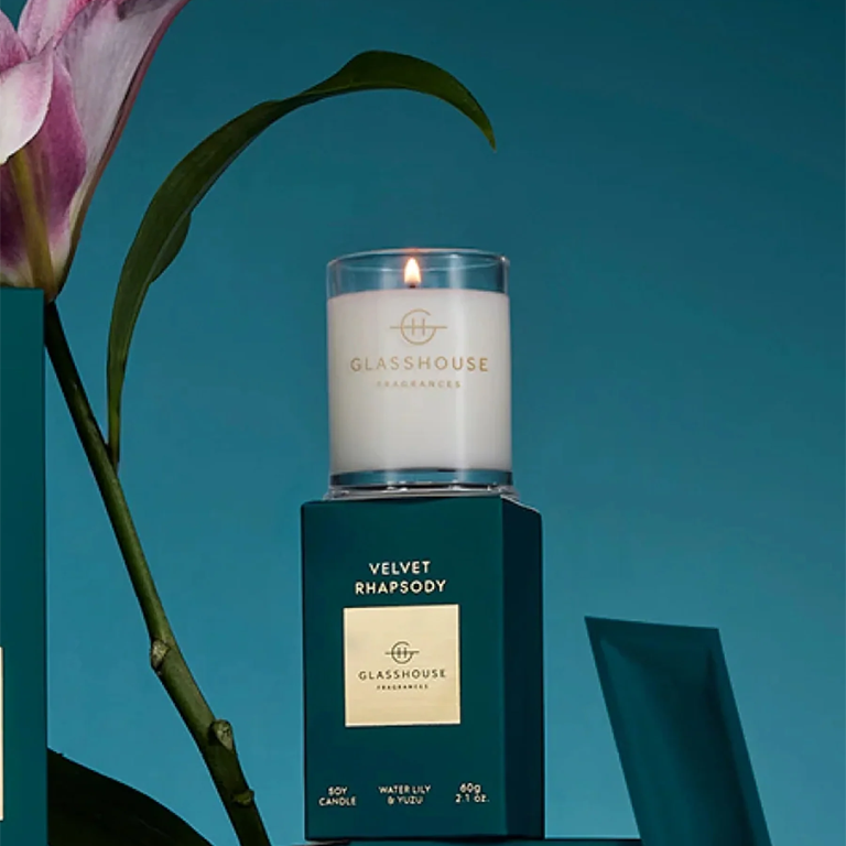 Glasshouse Fragrances Candle 380g - Velvet Rhapsody
