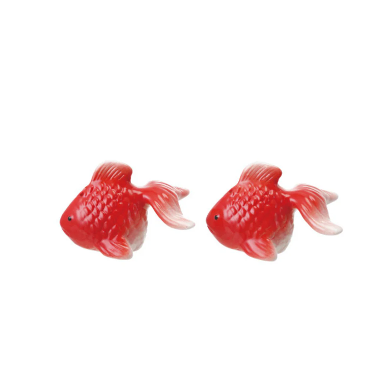 Hazel Mazel Salt and Pepper Shakers - Goldfish