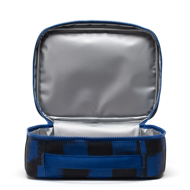 Herschel Supply Co. Pop Quiz Lunch Box Little - Stencil Checker Sodalite Blue