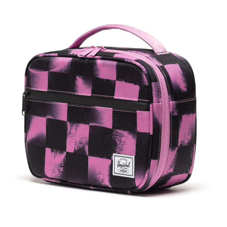 Herschel Supply Co. Pop Quiz Lunch Box Little - Stencil Checker Opera Mauve