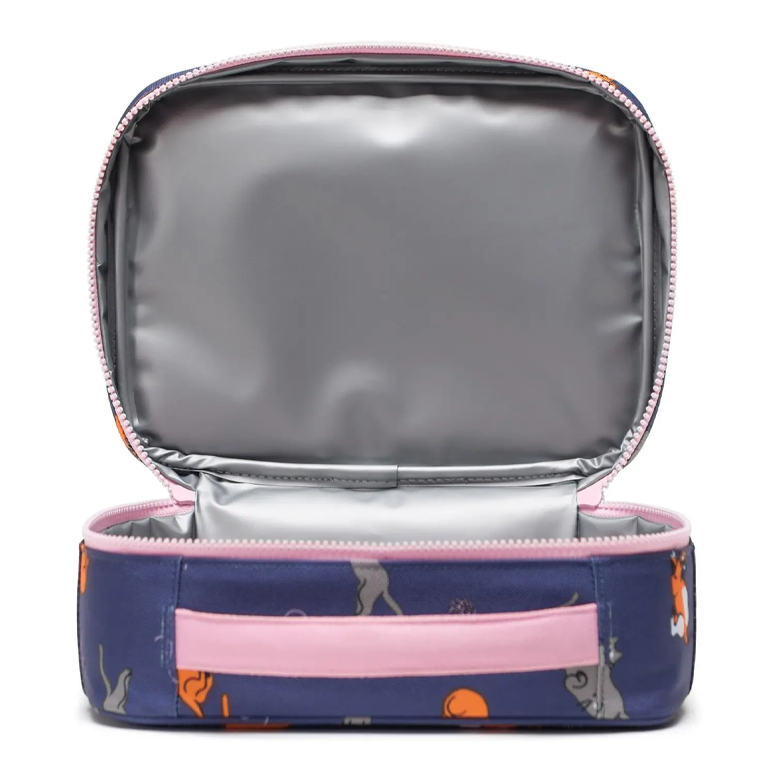 Herschel Supply Co. Pop Quiz Lunch Box Little - Playing Cats