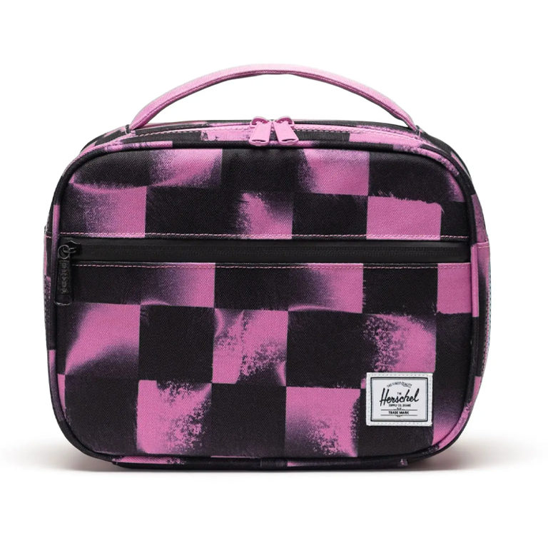 Herschel Supply Co. Pop Quiz Lunch Box Little - Stencil Checker Opera Mauve