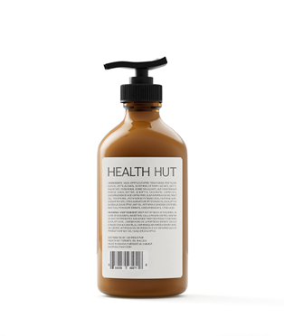 Health Hut Hand & Body Lotion - Eucalyptus, Vetiver & Petitgrain