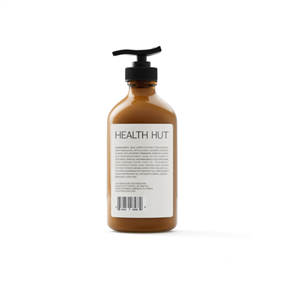 Health Hut Hand & Body Lotion - Vetiver, Black Pepper & Peru Balsam