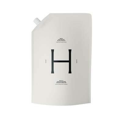 Health Hut Hand Soap & Body Wash Refill - Basil, Peppermint & Blood Orange