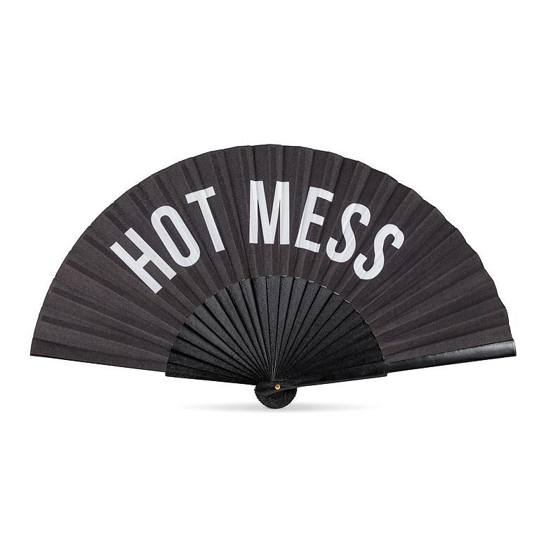 Abbott Hand Fan - Hot Mess