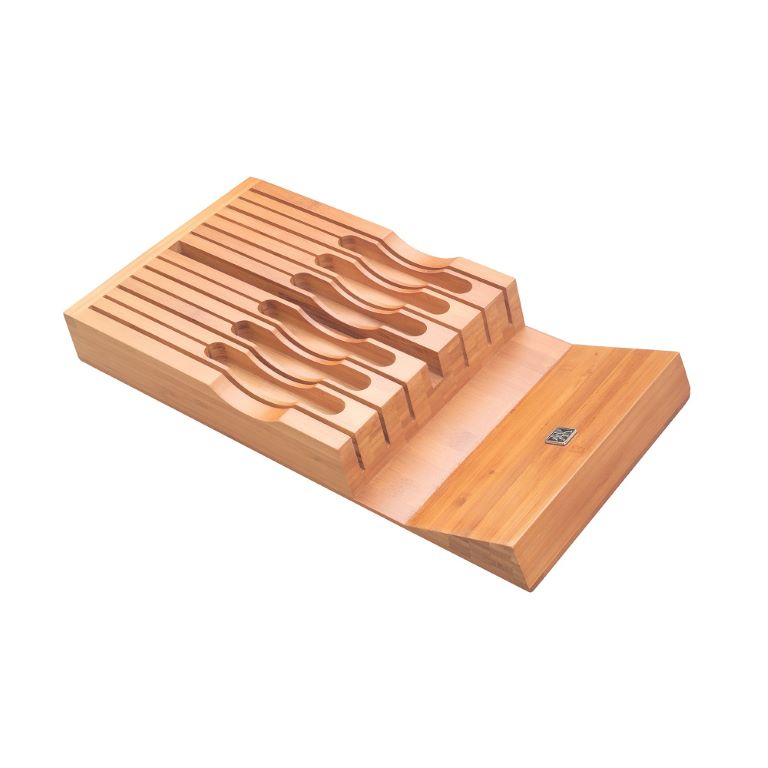 HENCKELS TWIN Bamboo In-Drawer Knife Storage