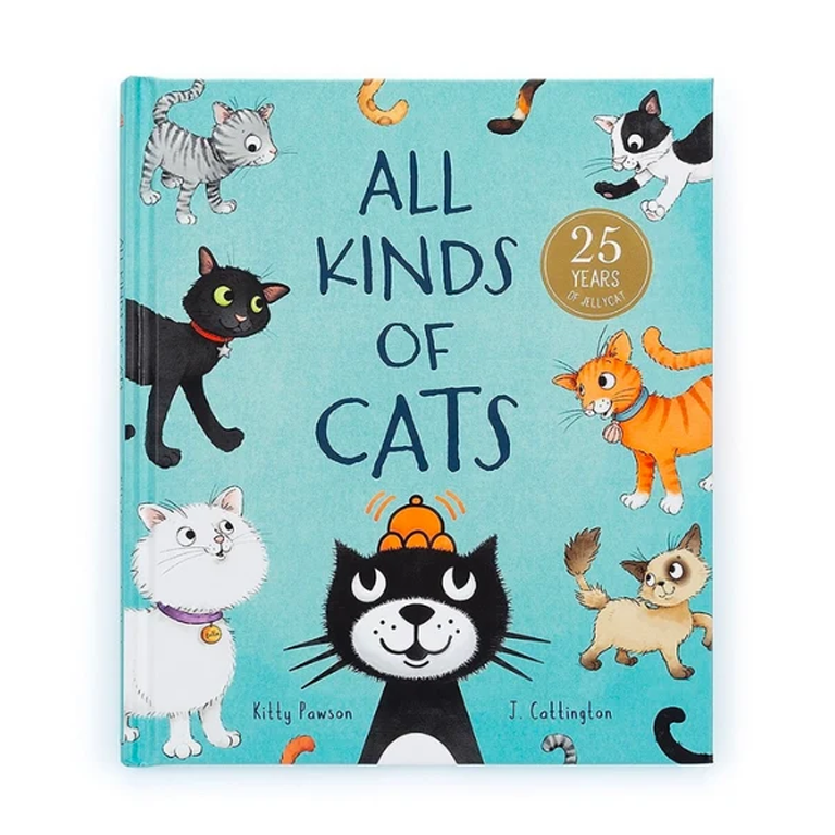 Jellycat Book - All Kinds of Cats