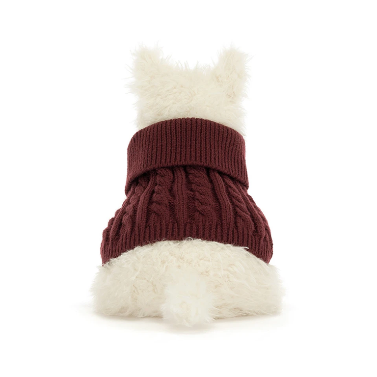 Jellycat Munro Scottie Dog "Winter Jumper"