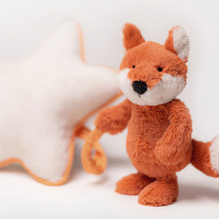 Jellycat Musical Pull - Bashful Fox