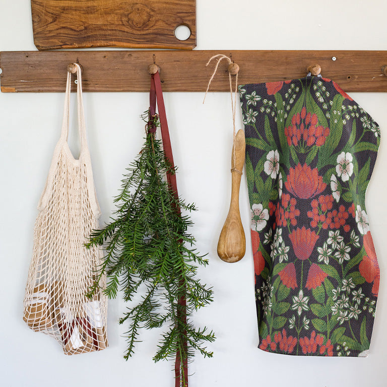 Ekelund Tea Towel - Julblommor