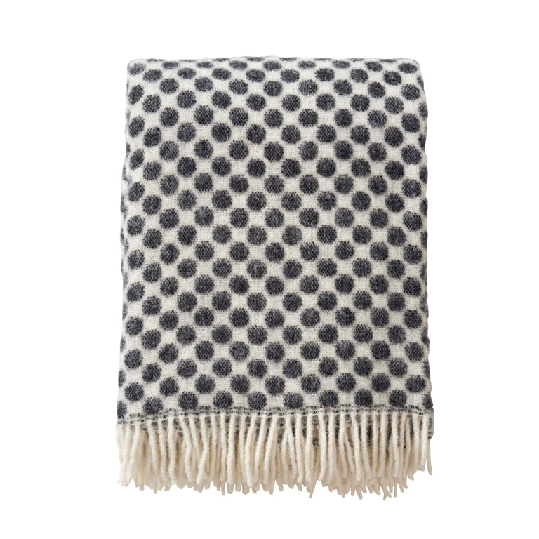 Klippan Throw - Gotland Dots Black