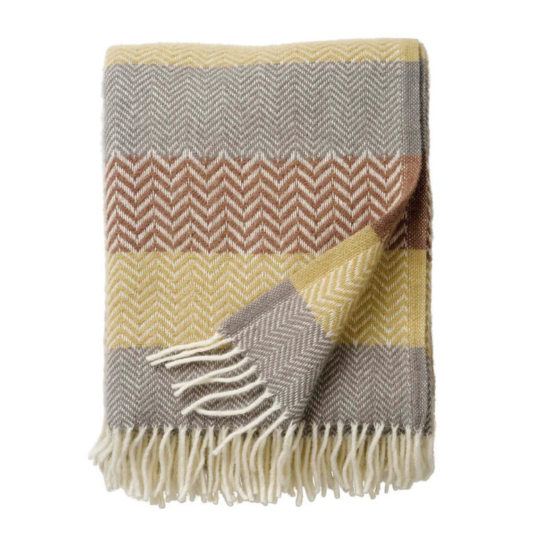 Klippan Throw Zigzag Multi - Bronze